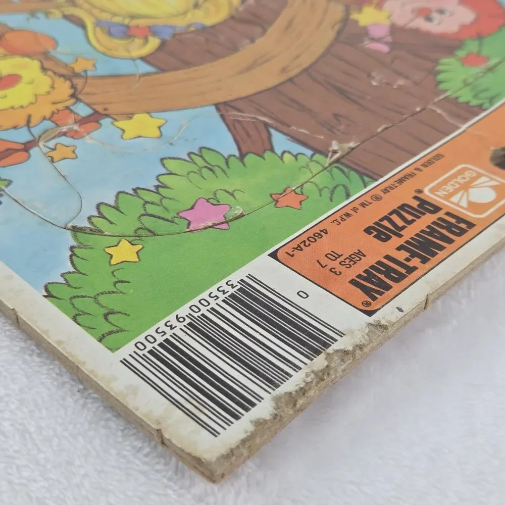Vintage 1983 Rainbow Brite 12 Piece Frame Tray Puzzle Golden Complete